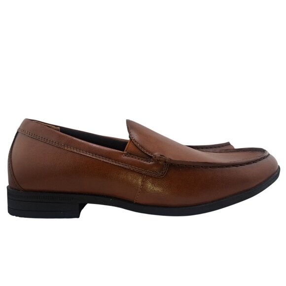 George Men’s Loafers Slip-On Dress Shoes Brown Memory Foam Size 7.5M - Picture 4 of 9